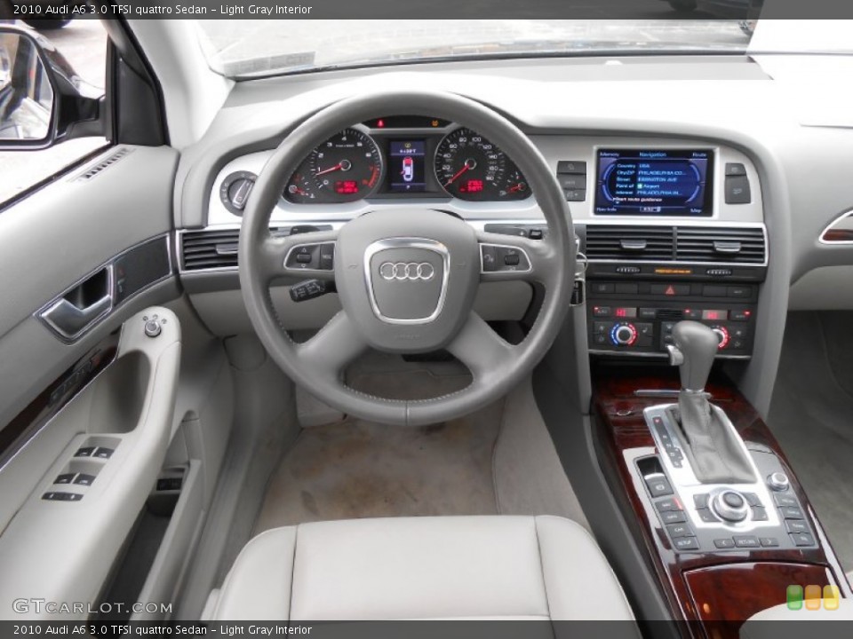 Light Gray Interior Dashboard for the 2010 Audi A6 3.0 TFSI quattro Sedan #76302857
