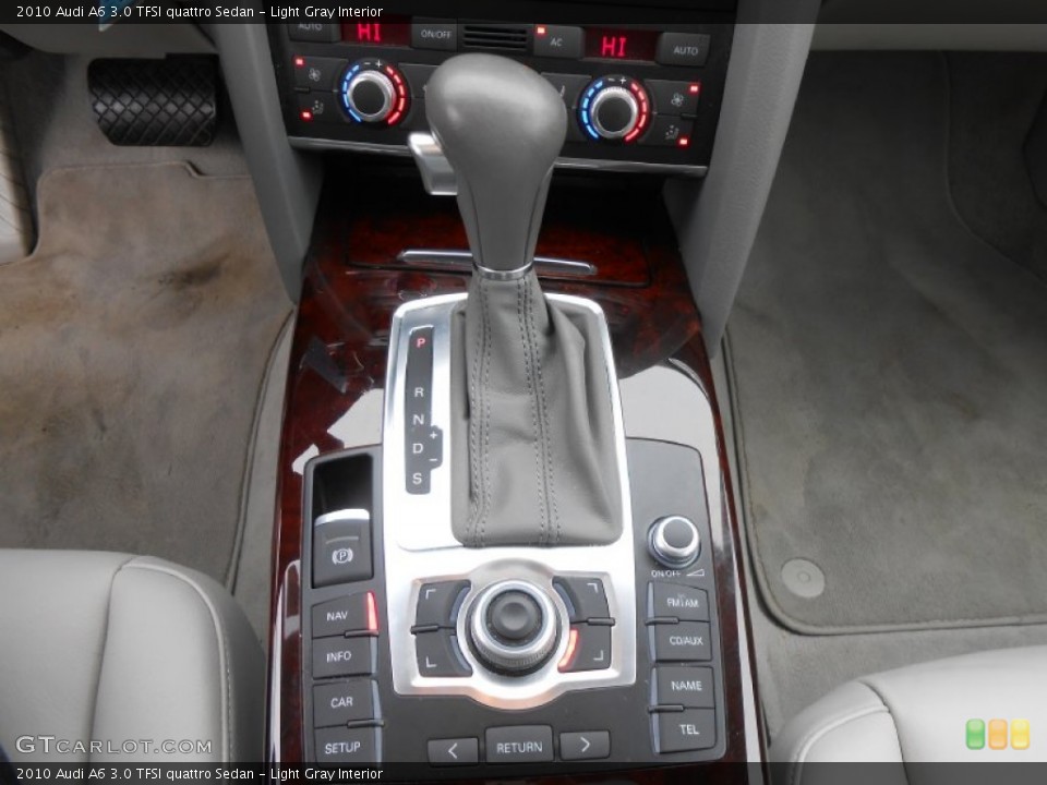 Light Gray Interior Transmission for the 2010 Audi A6 3.0 TFSI quattro Sedan #76303006