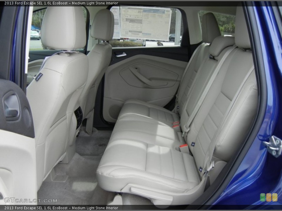 Medium Light Stone Interior Rear Seat for the 2013 Ford Escape SEL 1.6L EcoBoost #76303586
