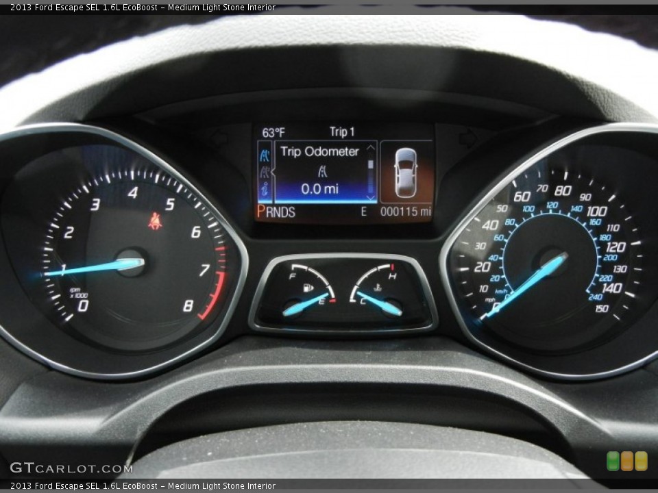 Medium Light Stone Interior Gauges for the 2013 Ford Escape SEL 1.6L EcoBoost #76303625