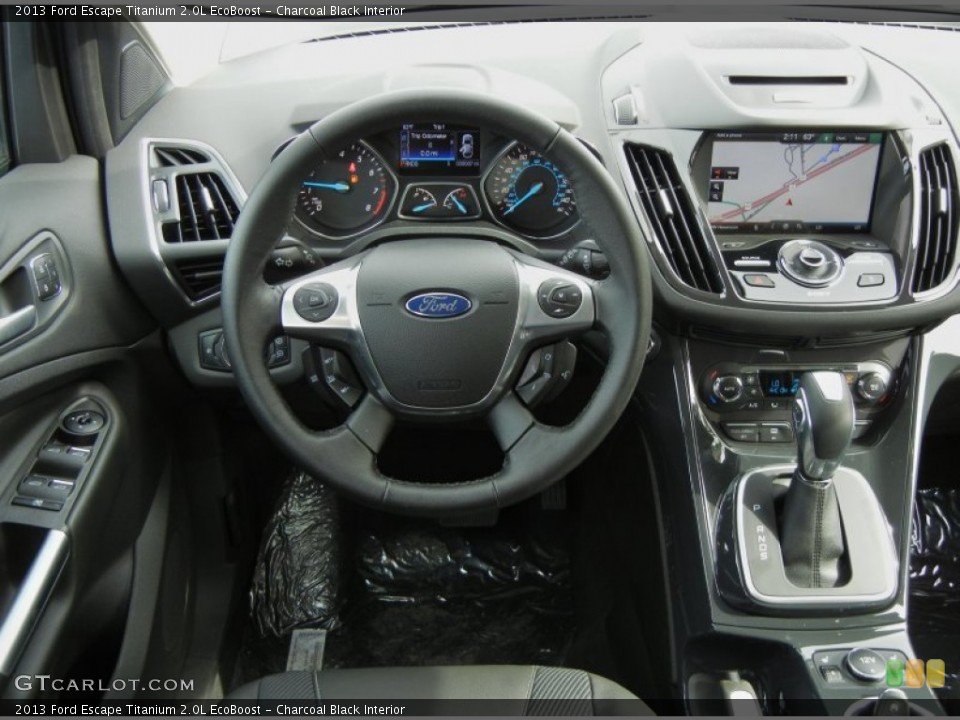 Charcoal Black Interior Dashboard for the 2013 Ford Escape Titanium 2.0L EcoBoost #76303860