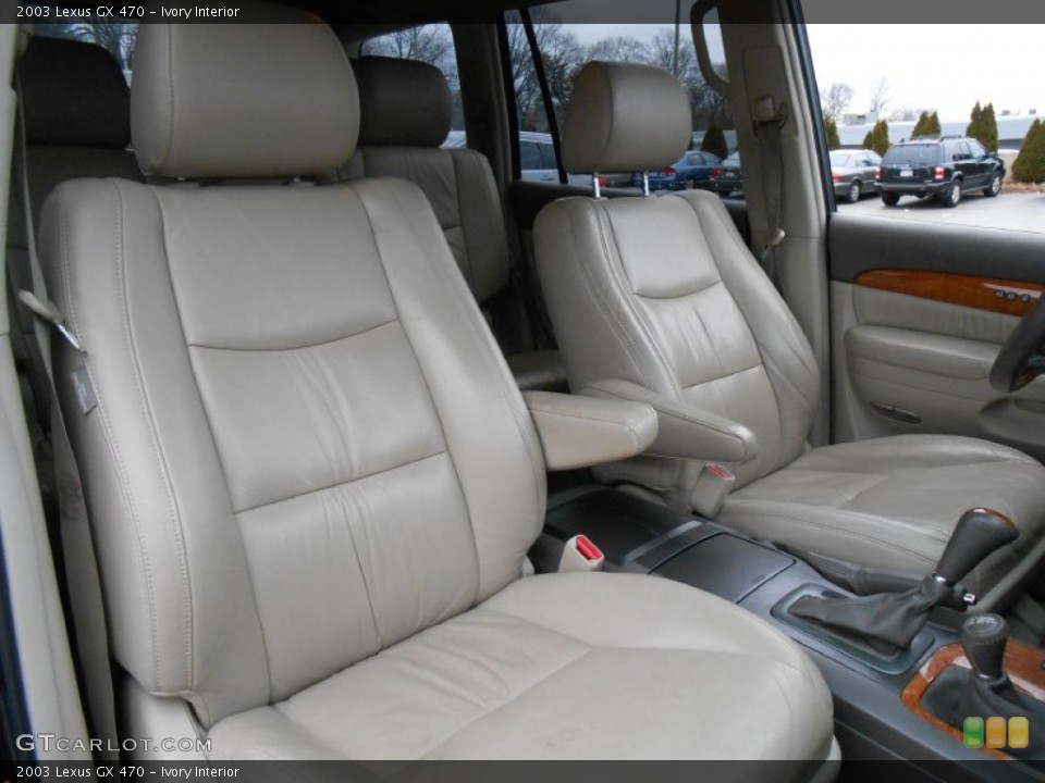 Ivory Interior Front Seat for the 2003 Lexus GX 470 #76304695