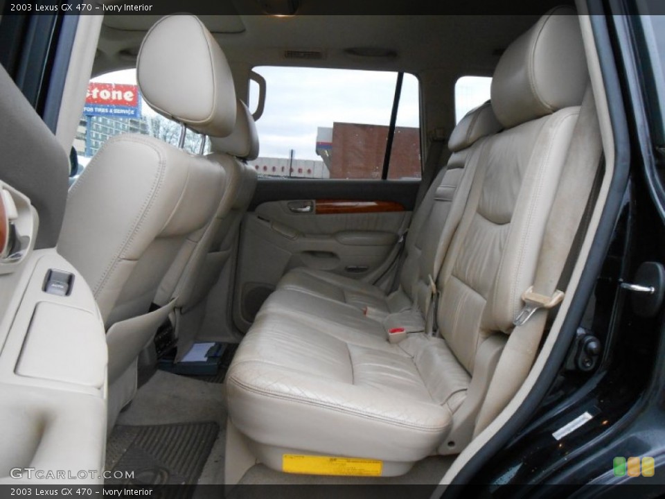 Ivory Interior Rear Seat for the 2003 Lexus GX 470 #76304744