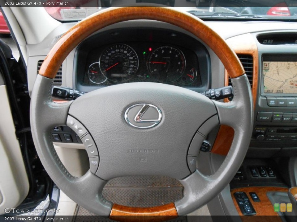 Ivory Interior Steering Wheel for the 2003 Lexus GX 470 #76304951