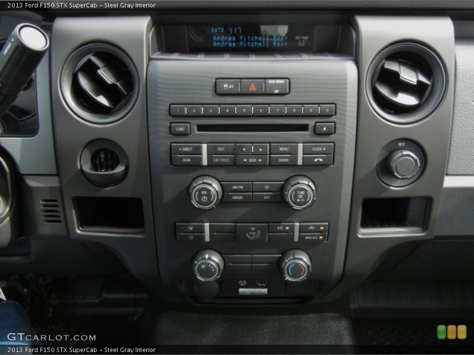Steel Gray Interior Controls for the 2013 Ford F150 STX SuperCab #76305031