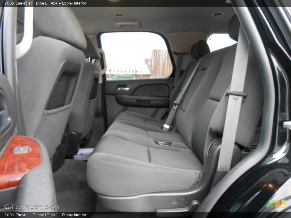 Ebony Interior Rear Seat for the 2009 Chevrolet Tahoe LT 4x4 #76305302