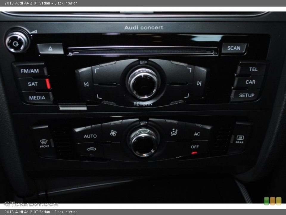 Black Interior Controls for the 2013 Audi A4 2.0T Sedan #76305459