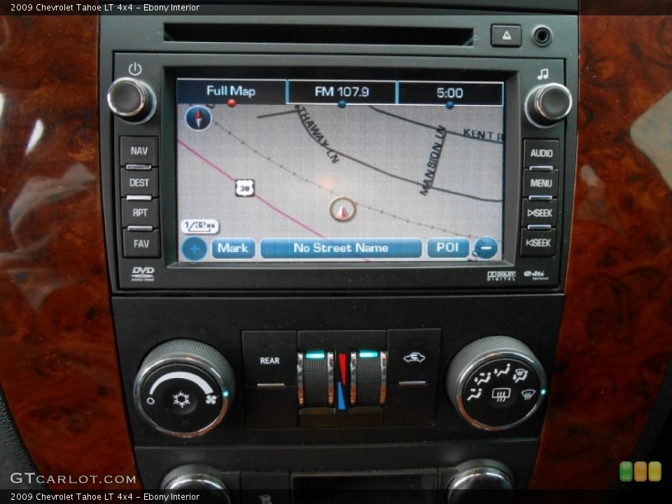 Ebony Interior Navigation for the 2009 Chevrolet Tahoe LT 4x4 #76305476