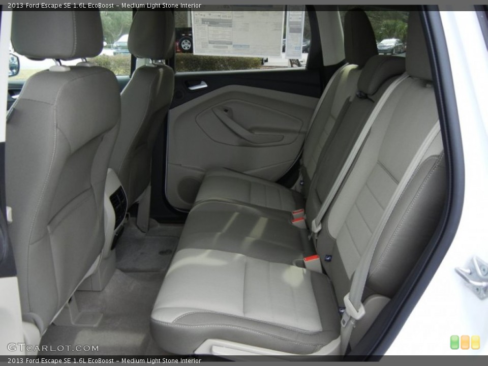 Medium Light Stone Interior Rear Seat for the 2013 Ford Escape SE 1.6L EcoBoost #76305817