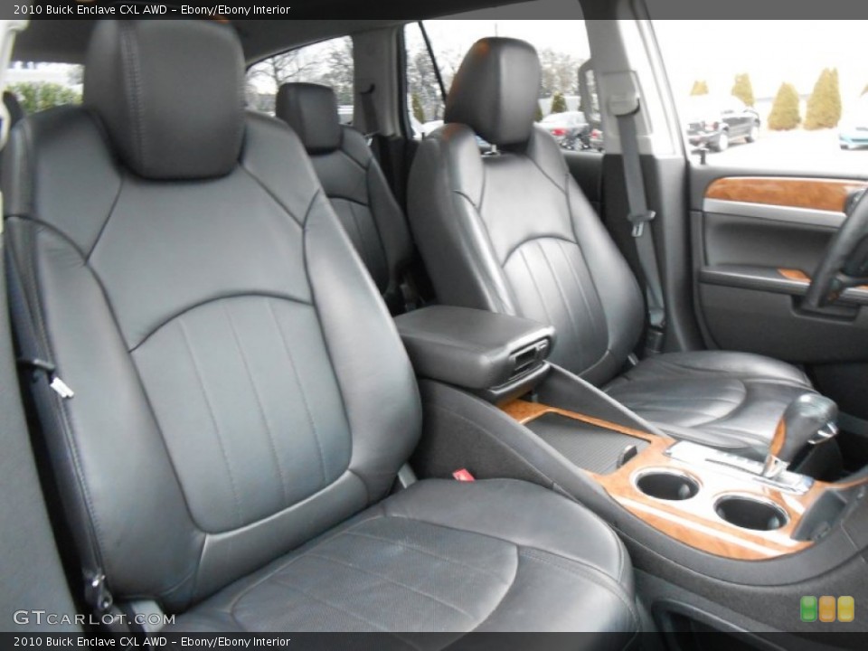 Ebony/Ebony Interior Front Seat for the 2010 Buick Enclave CXL AWD #76305819