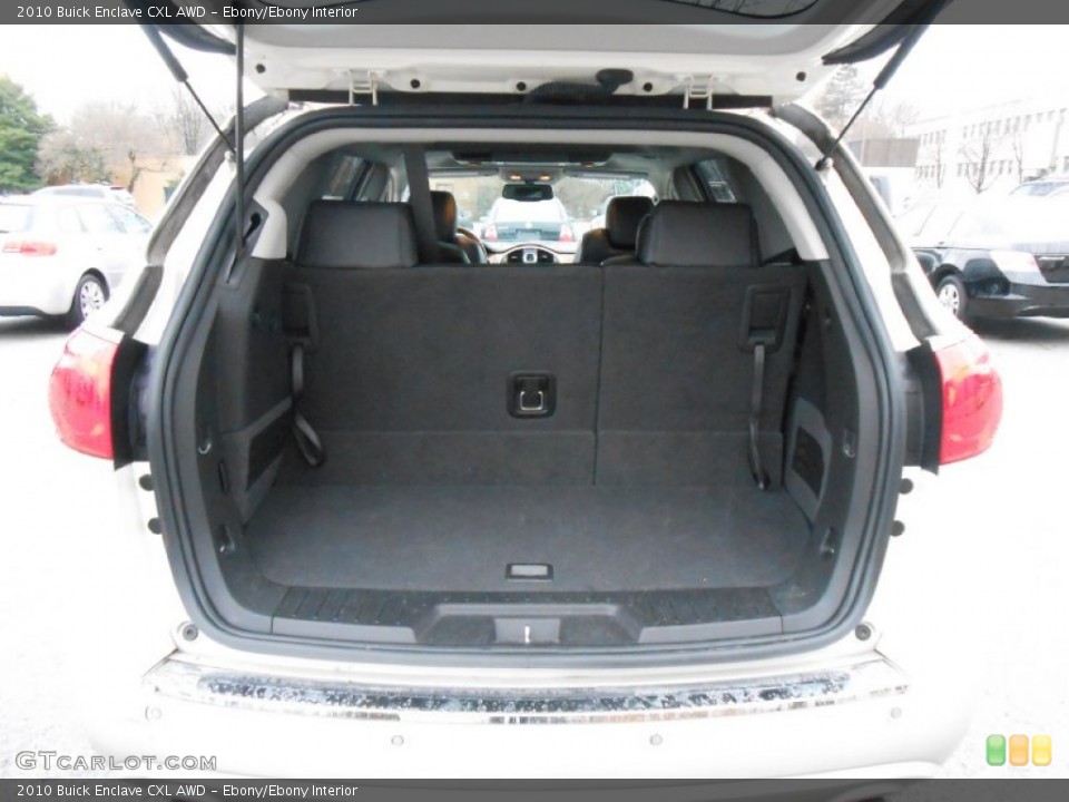 Ebony/Ebony Interior Trunk for the 2010 Buick Enclave CXL AWD #76305857