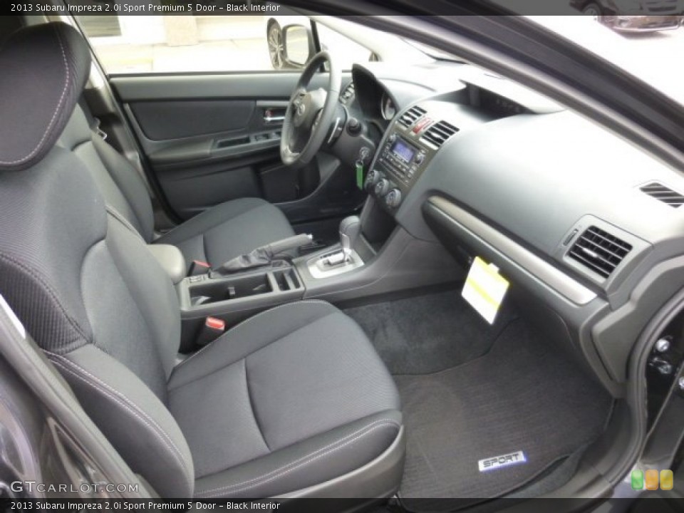 Black Interior Photo for the 2013 Subaru Impreza 2.0i Sport Premium 5 Door #76306256