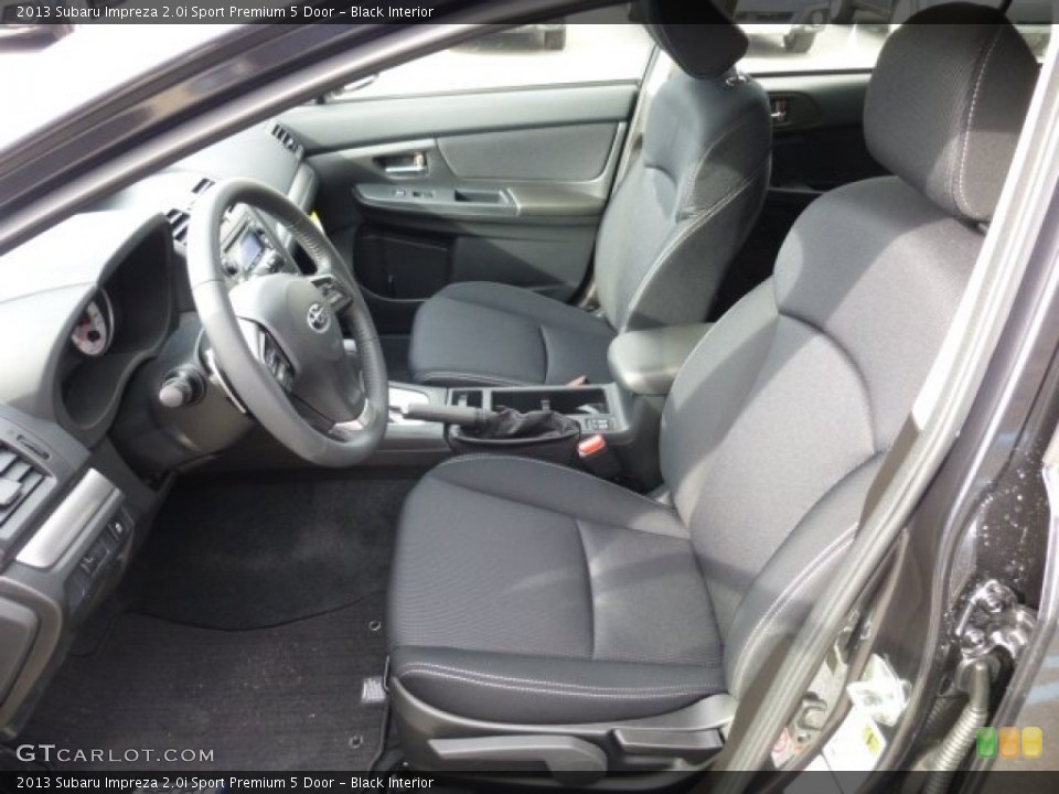 Black Interior Front Seat for the 2013 Subaru Impreza 2.0i Sport Premium 5 Door #76306330