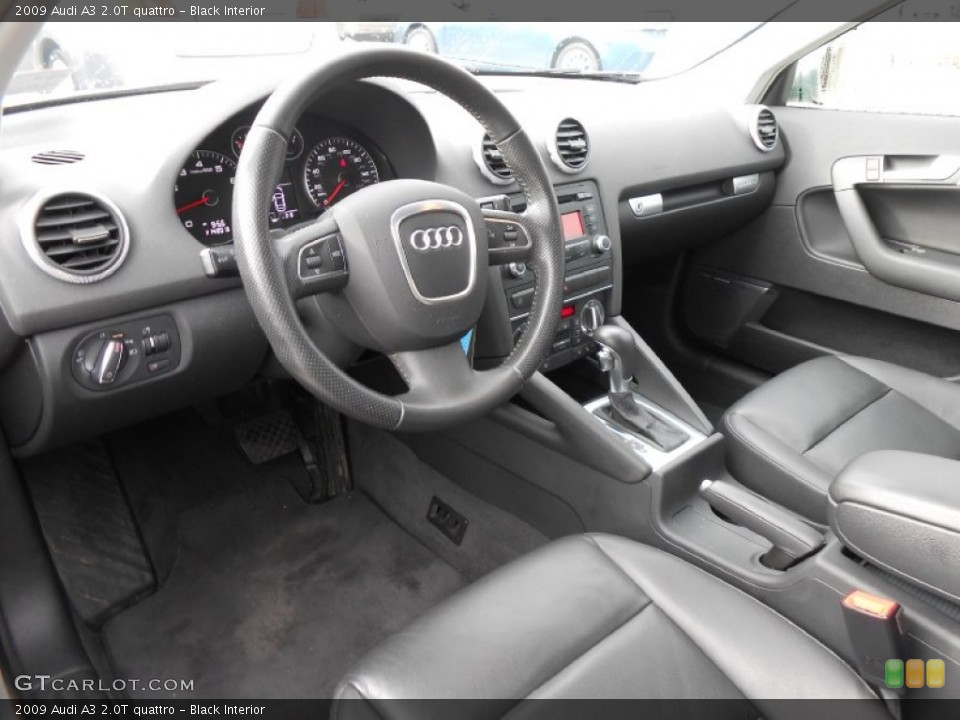 Black Interior Prime Interior for the 2009 Audi A3 2.0T quattro #76306370