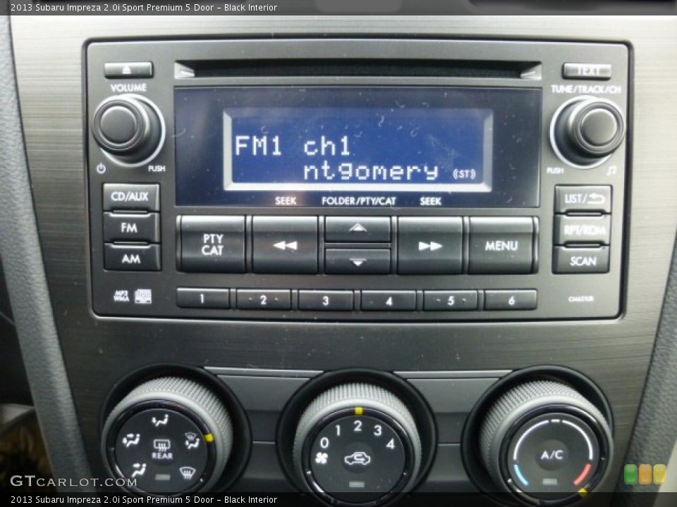 Black Interior Audio System for the 2013 Subaru Impreza 2.0i Sport Premium 5 Door #76306379