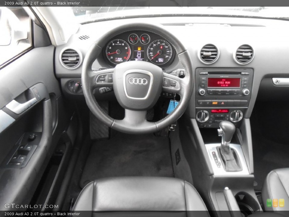 Black Interior Dashboard for the 2009 Audi A3 2.0T quattro #76306569