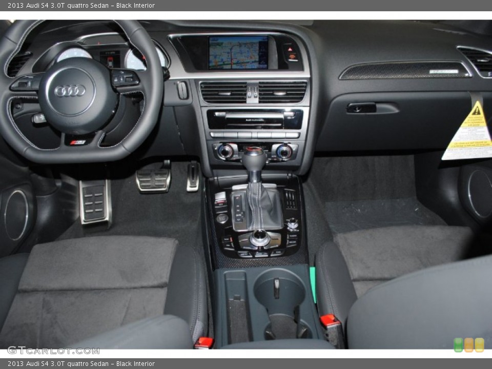 Black Interior Dashboard for the 2013 Audi S4 3.0T quattro Sedan #76306775
