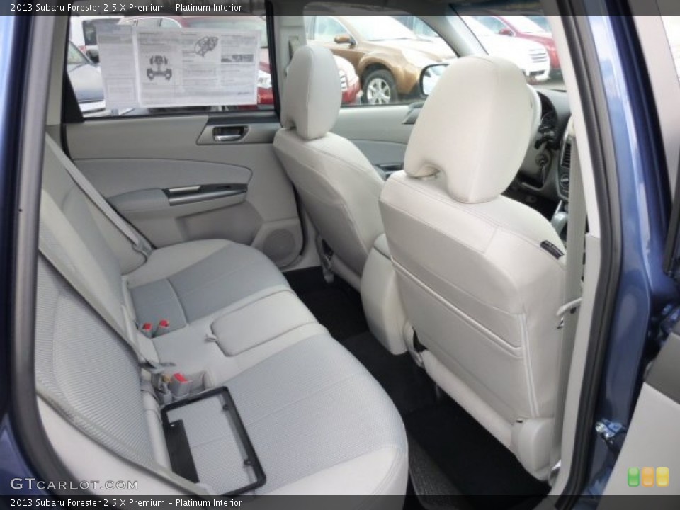 Platinum Interior Rear Seat for the 2013 Subaru Forester 2.5 X Premium #76307255
