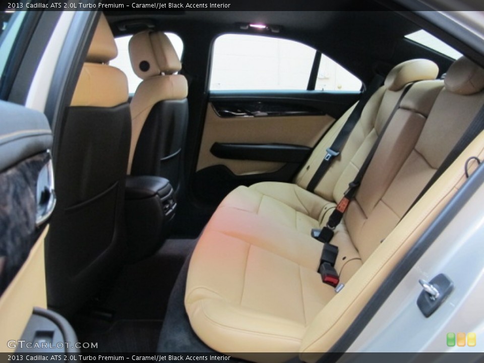 Caramel/Jet Black Accents Interior Rear Seat for the 2013 Cadillac ATS 2.0L Turbo Premium #76307405