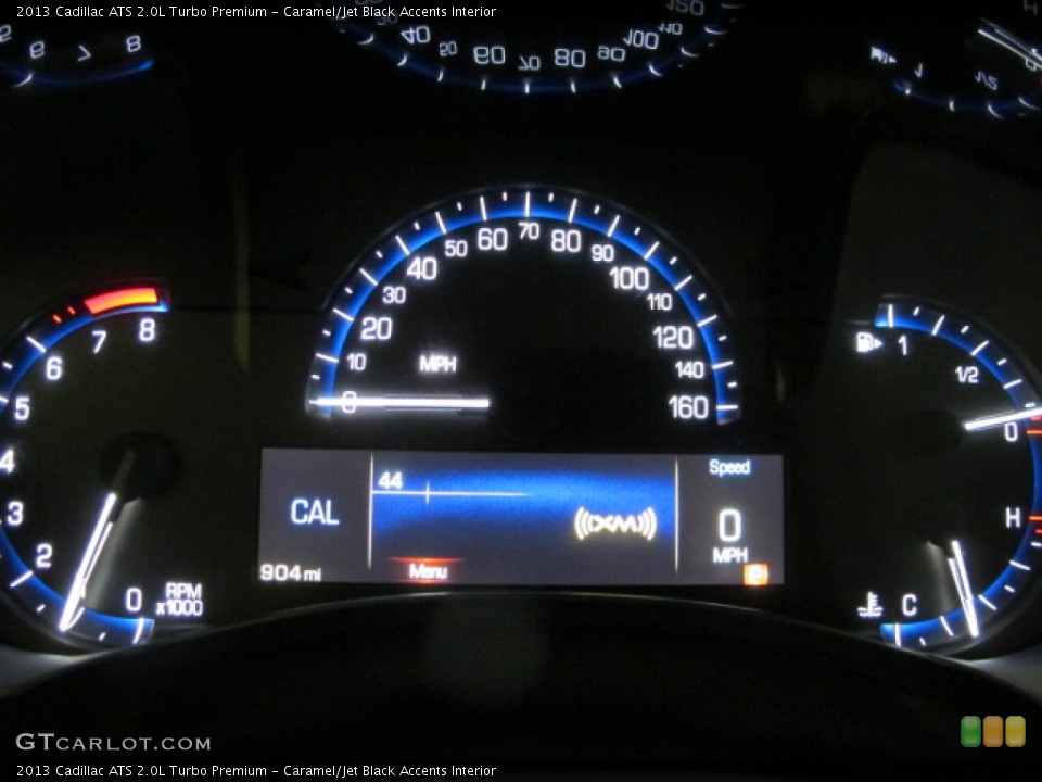 Caramel/Jet Black Accents Interior Gauges for the 2013 Cadillac ATS 2.0L Turbo Premium #76307548