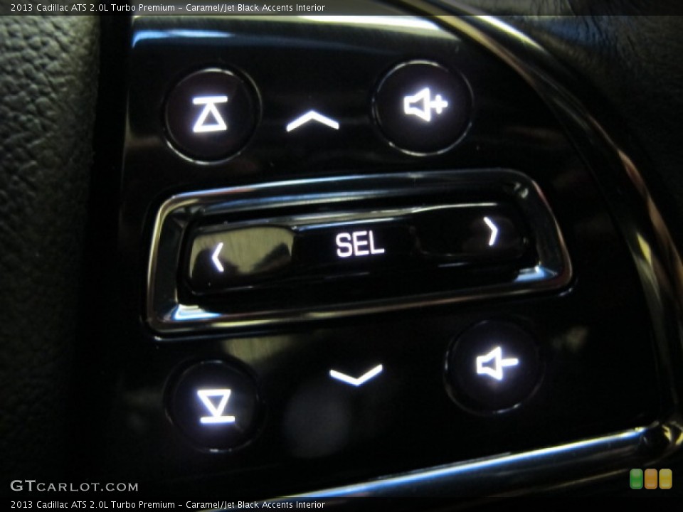 Caramel/Jet Black Accents Interior Controls for the 2013 Cadillac ATS 2.0L Turbo Premium #76307704