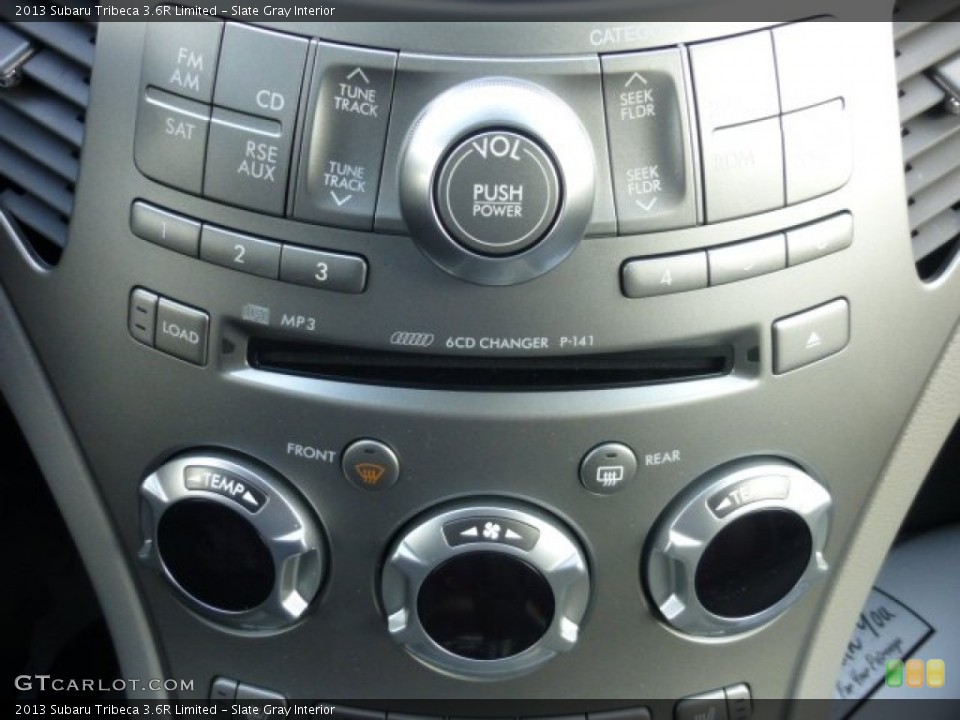 Slate Gray Interior Controls for the 2013 Subaru Tribeca 3.6R Limited #76307711