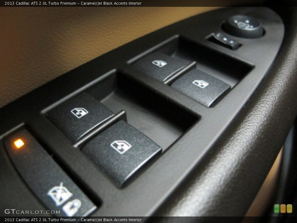 Caramel/Jet Black Accents Interior Controls for the 2013 Cadillac ATS 2.0L Turbo Premium #76307762