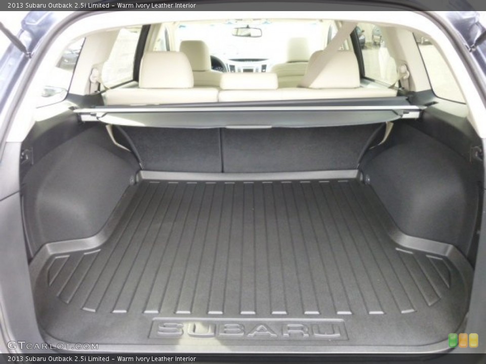 Warm Ivory Leather Interior Trunk for the 2013 Subaru Outback 2.5i Limited #76307930