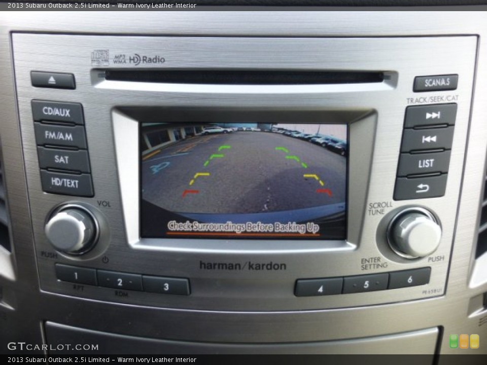 Warm Ivory Leather Interior Controls for the 2013 Subaru Outback 2.5i Limited #76308026