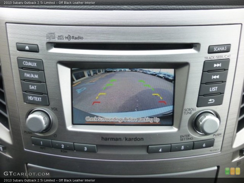 Off Black Leather Interior Controls for the 2013 Subaru Outback 2.5i Limited #76308347