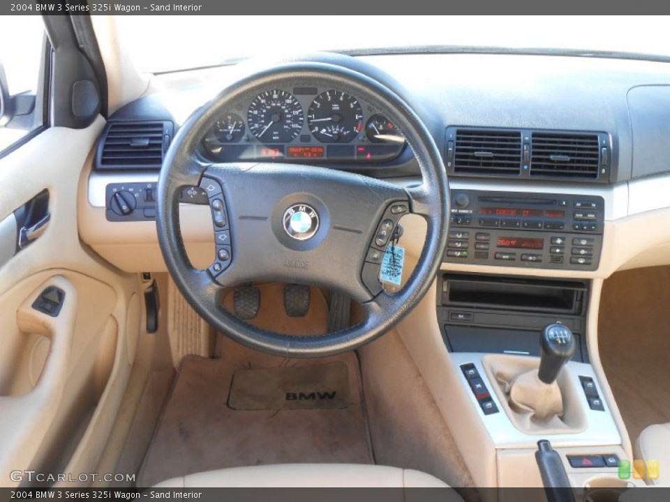 Sand Interior Dashboard for the 2004 BMW 3 Series 325i Wagon #76308535