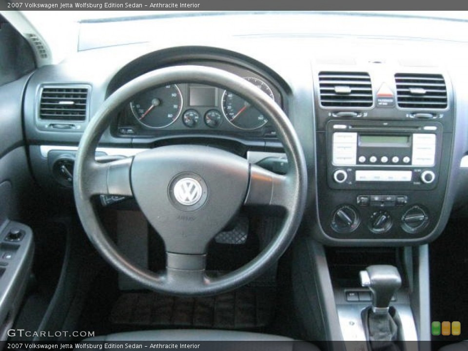 Anthracite Interior Dashboard for the 2007 Volkswagen Jetta Wolfsburg Edition Sedan #76308841