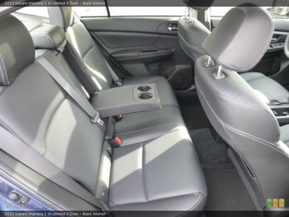 Black Interior Rear Seat for the 2013 Subaru Impreza 2.0i Limited 4 Door #76308848