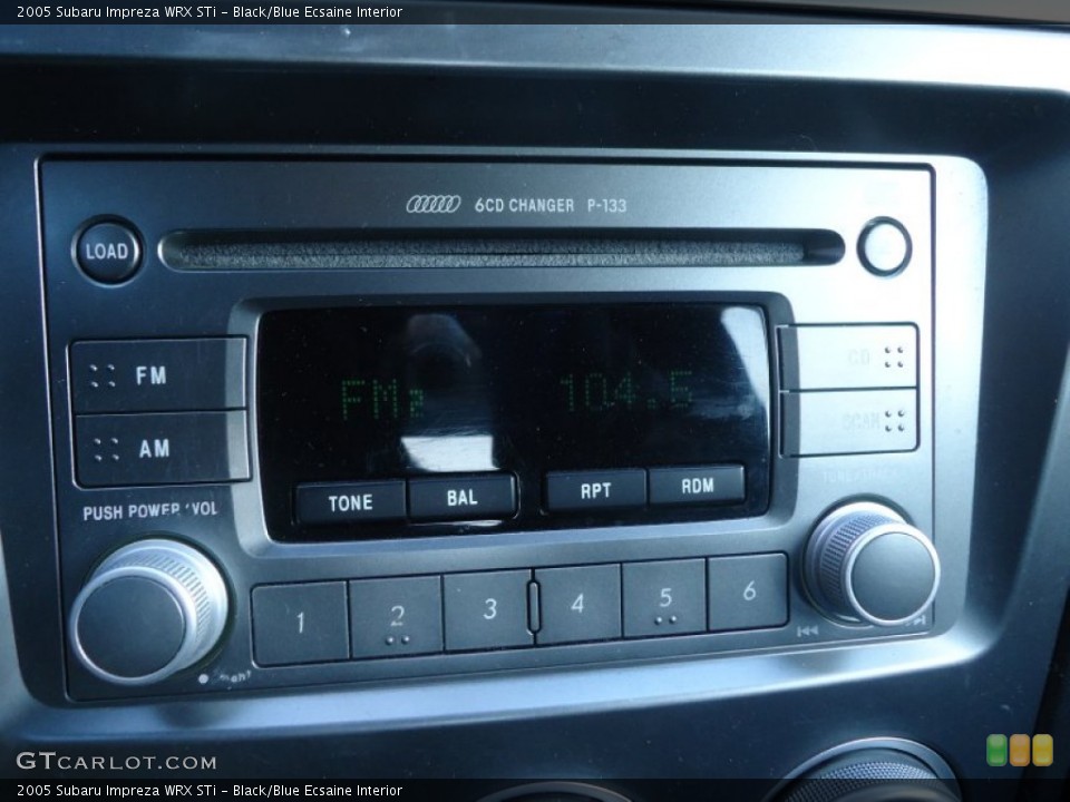 Black/Blue Ecsaine Interior Audio System for the 2005 Subaru Impreza WRX STi #76308926
