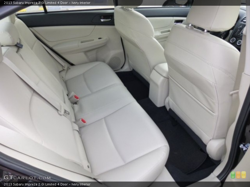 Ivory Interior Rear Seat for the 2013 Subaru Impreza 2.0i Limited 4 Door #76309121