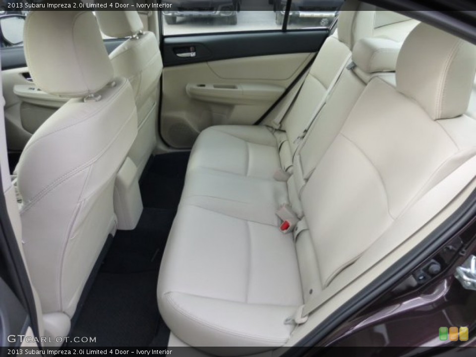 Ivory Interior Rear Seat for the 2013 Subaru Impreza 2.0i Limited 4 Door #76309136