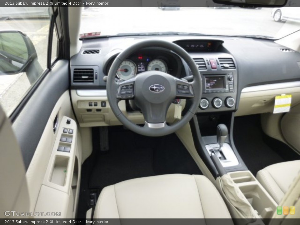 Ivory Interior Dashboard for the 2013 Subaru Impreza 2.0i Limited 4 Door #76309151