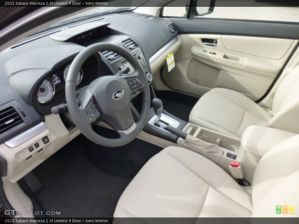 Ivory Interior Front Seat for the 2013 Subaru Impreza 2.0i Limited 4 Door #76309169