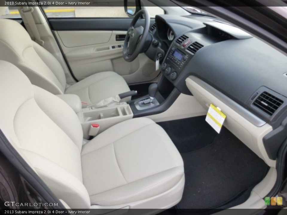 Ivory Interior Photo for the 2013 Subaru Impreza 2.0i 4 Door #76309964