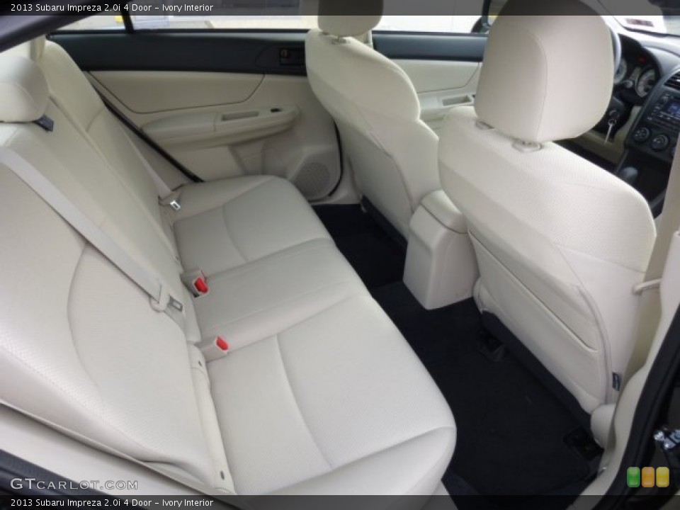 Ivory Interior Rear Seat for the 2013 Subaru Impreza 2.0i 4 Door #76309990