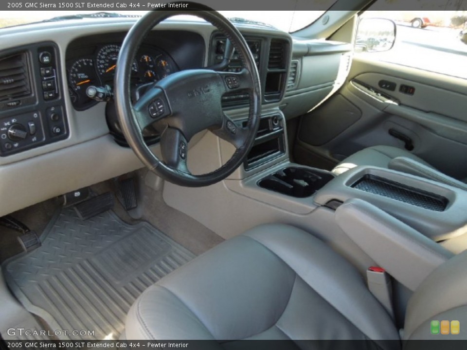 Pewter Interior Prime Interior for the 2005 GMC Sierra 1500 SLT Extended Cab 4x4 #76310360