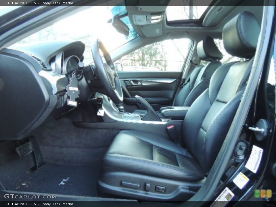 Ebony Black Interior Front Seat for the 2011 Acura TL 3.5 #76310842