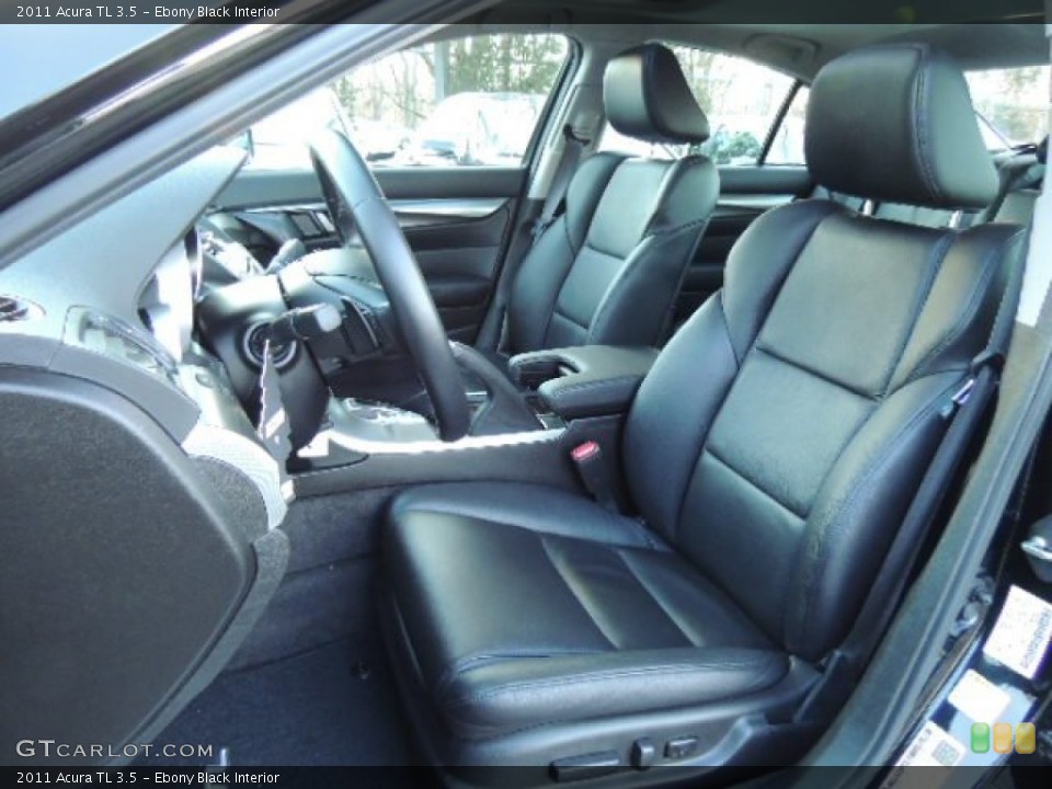 Ebony Black Interior Front Seat for the 2011 Acura TL 3.5 #76310867