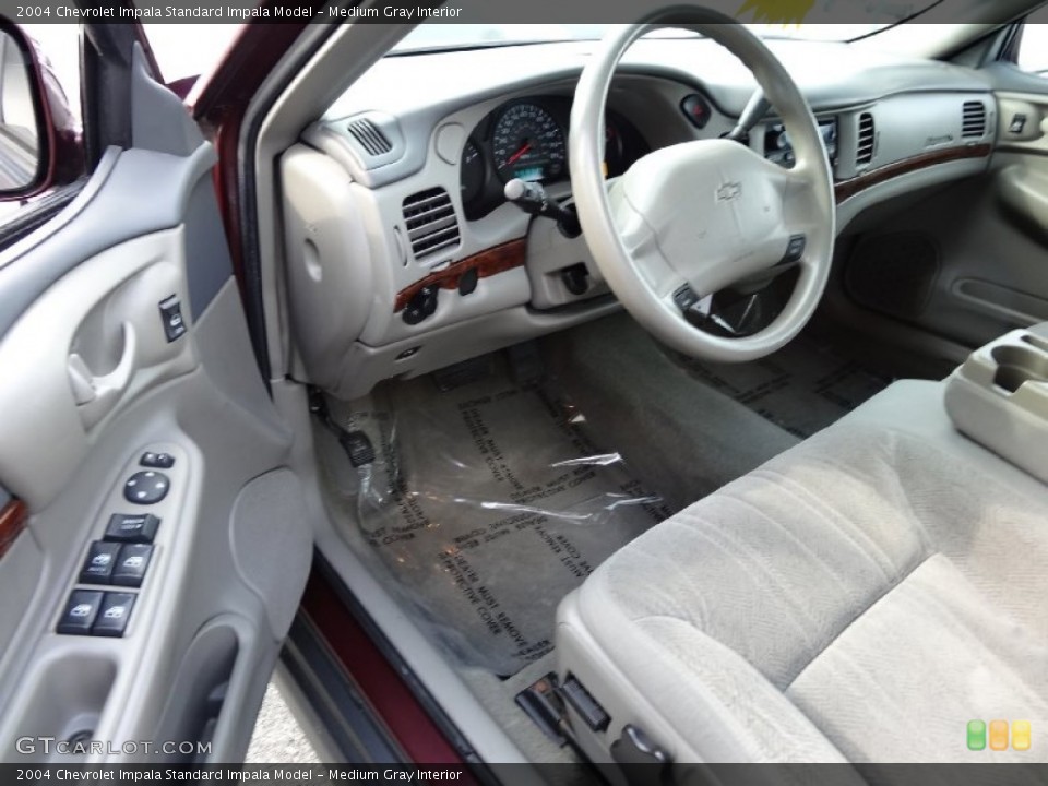 Medium Gray Interior Prime Interior for the 2004 Chevrolet Impala  #76311665