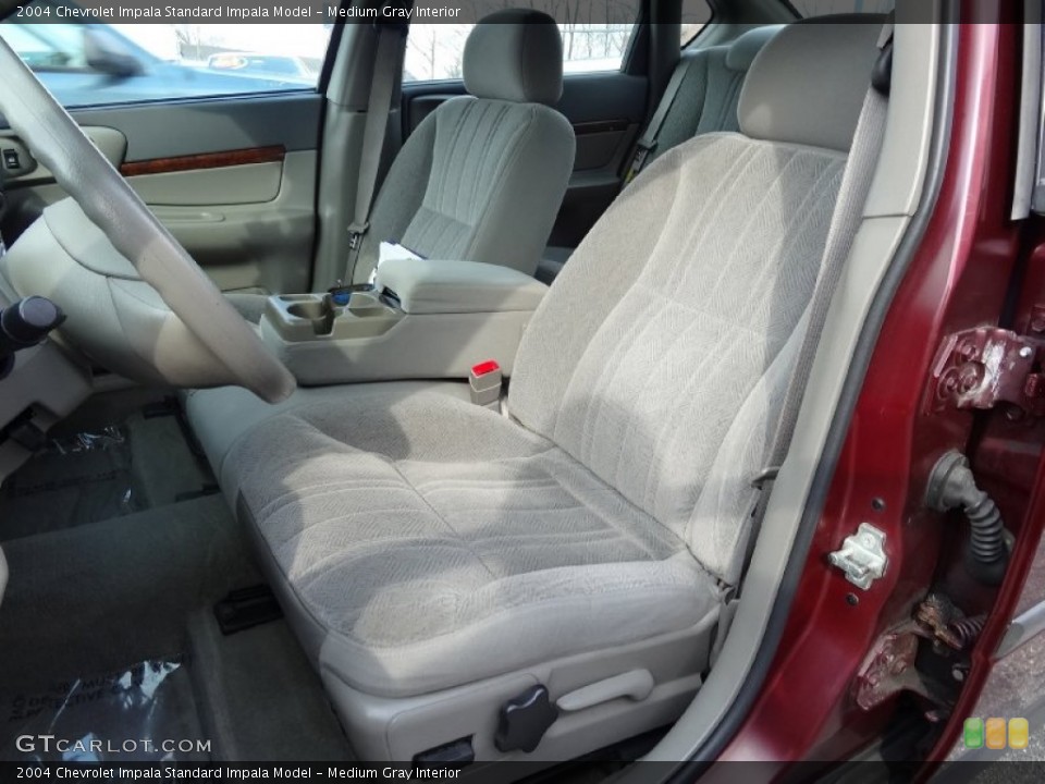 Medium Gray Interior Front Seat for the 2004 Chevrolet Impala  #76311713