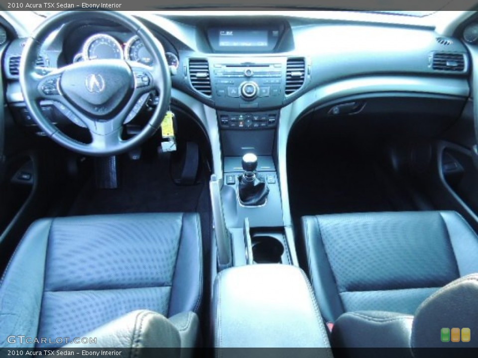 Ebony Interior Dashboard for the 2010 Acura TSX Sedan #76311745