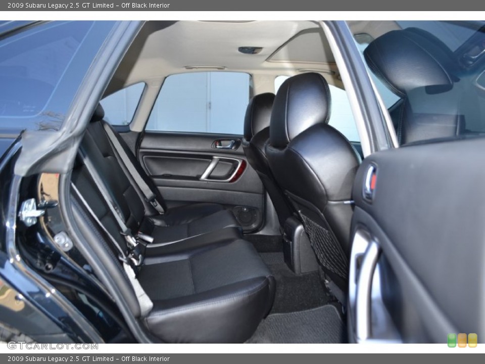 Off Black Interior Rear Seat for the 2009 Subaru Legacy 2.5 GT Limited #76311747