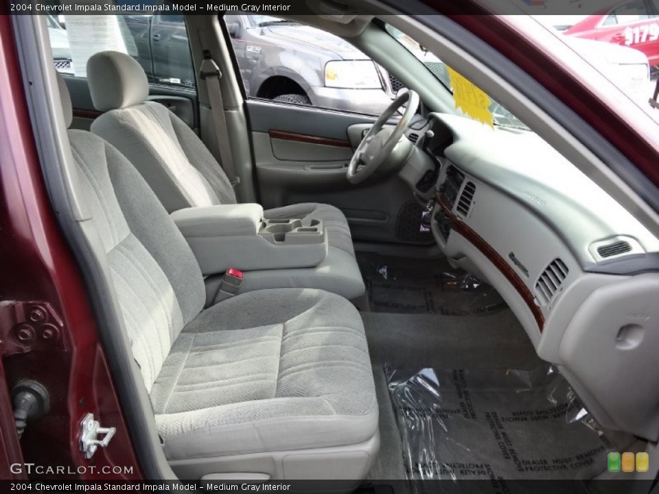 Medium Gray Interior Front Seat for the 2004 Chevrolet Impala  #76311755