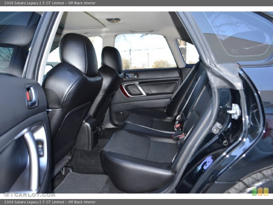 Off Black 2009 Subaru Legacy Interiors
