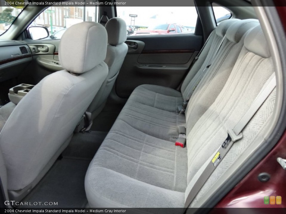Medium Gray Interior Rear Seat for the 2004 Chevrolet Impala  #76311809